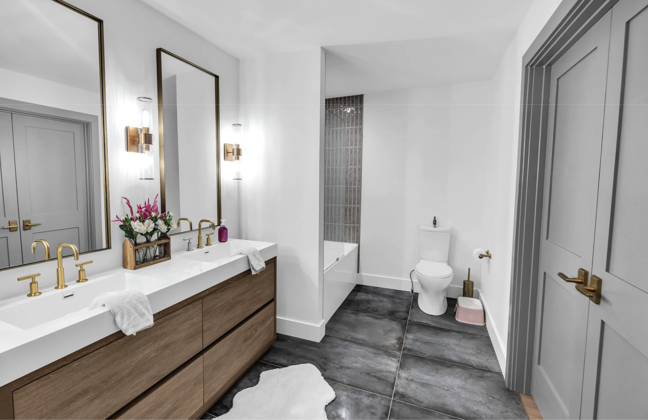 Completed interior finish following renovation