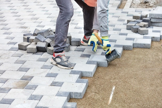 Paver patio hardscape design in Portland